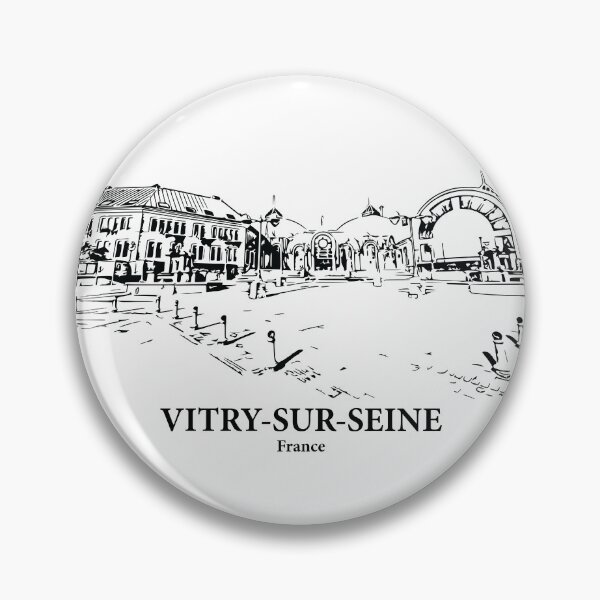 Artikelvorschau, Vitry-sur-Seine - Frankreich entworfen und verkauft von Lakeric Cityscapes.