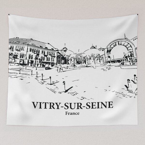 Artikelvorschau, Vitry-sur-Seine - Frankreich entworfen und verkauft von Lakeric Cityscapes.
