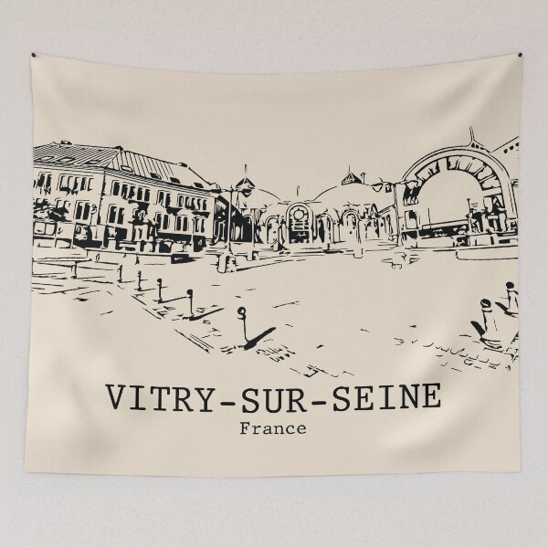 Artikelvorschau, Vitry-sur-Seine - Frankreich entworfen und verkauft von Lakeric Cityscapes.