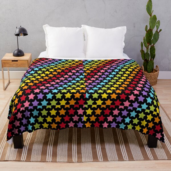 Item preview, Multi Colored Stars Background Star Rainbow Print designed and sold by bestggraphico.