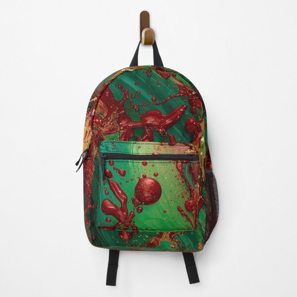 Item preview, Red Green Gold Paint Splash designed and sold by Harmonic_Layers.