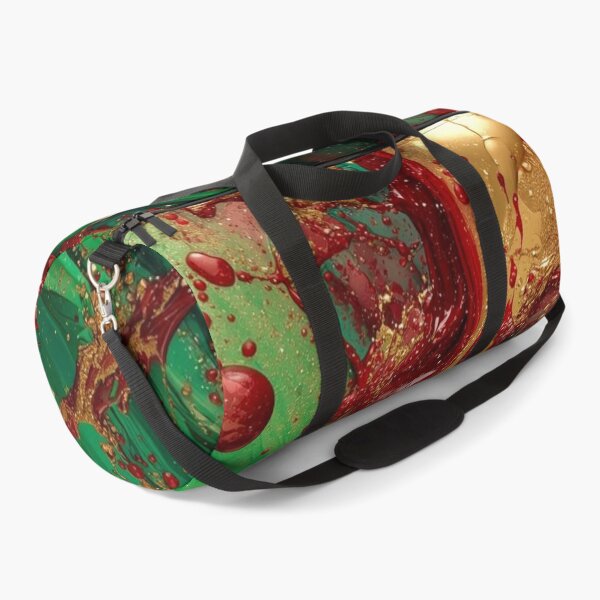Item preview, Red Green Gold Paint Splash designed and sold by Harmonic_Layers.