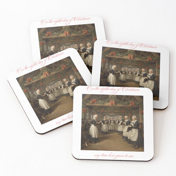 Item preview, On the Eighth Day of Christmas, Milking Maids designed and sold by Lisie24.