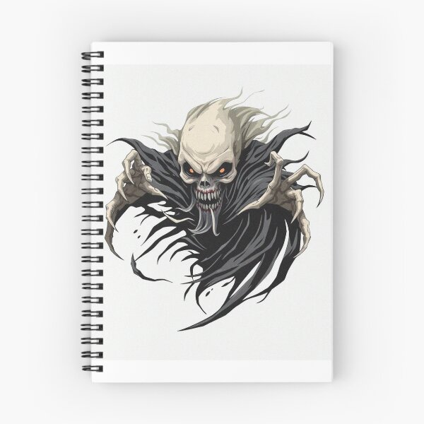 Item preview, Evil Undead wight monster spirit illustration art designed and sold by Vintage Designs +.