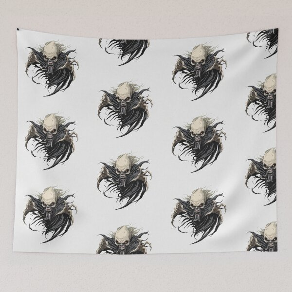 Item preview, Evil Undead wight monster spirit illustration art designed and sold by Vintage Designs +.