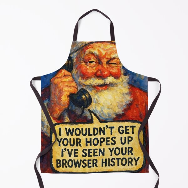 Item preview, Cheeky Santa Watercolor – I’ve Seen Your Browser History! Xmas Pun designed and sold by EmeraldeaDesign.