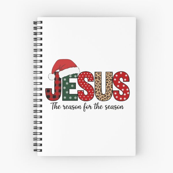 Item preview, "JESUS" The Reason for the Season Christmas Plaid & Snowflakes designed and sold by The Real Life Symphony.