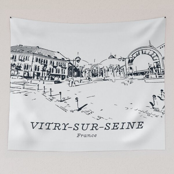 Artikelvorschau, Vitry-sur-Seine - Frankreich entworfen und verkauft von Lakeric Cityscapes.