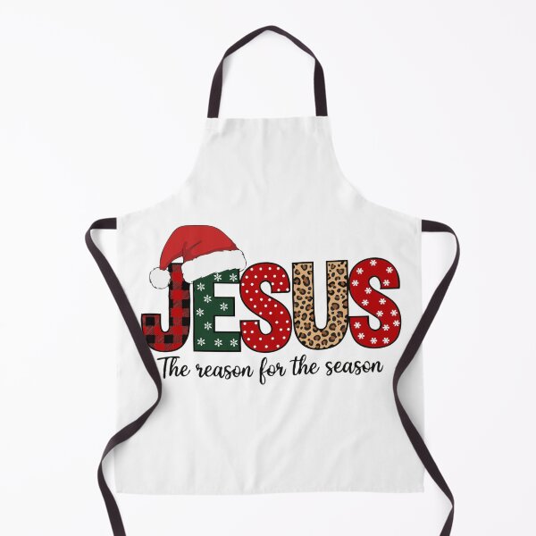 Item preview, "JESUS" The Reason for the Season Christmas Plaid & Snowflakes designed and sold by The Real Life Symphony.