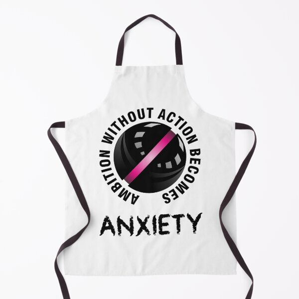 Item preview, Ambition Without Action Becomes Anxiety – Motivational Quote Design designed and sold by Rehma Wear.