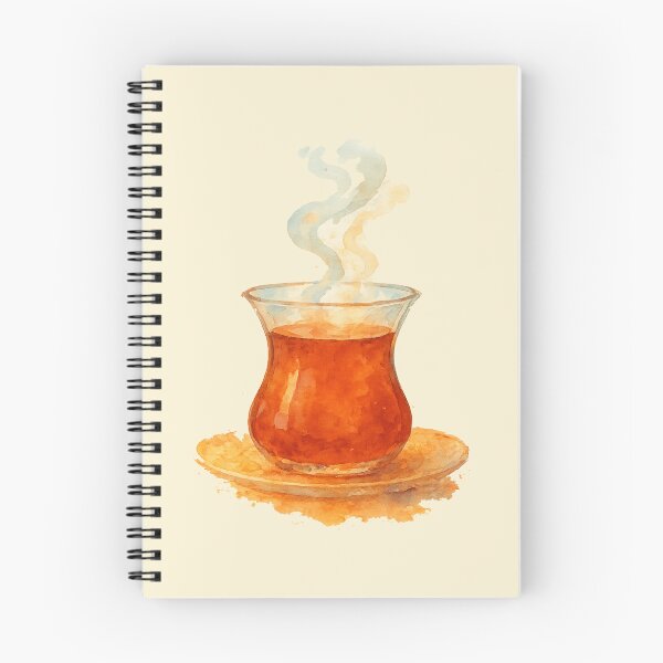 Item preview, Steaming Turkish Tea Watercolor Art – Istanbul Inspired Red Design | Turkish Flag Aesthetic | Turkey Europe Culture designed and sold by Globalcitytees.