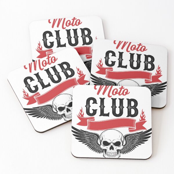 Item preview, Vintage Winged Skull Moto Club Emblem designed and sold by bayzidstock.