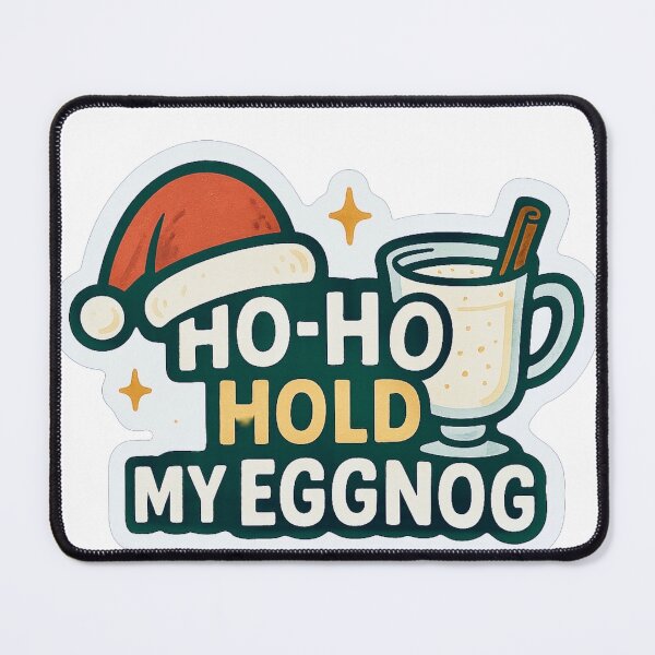 Item preview, Ho-Ho Hold My Eggnog – Festive Holiday Design designed and sold by The_Loot_Table.