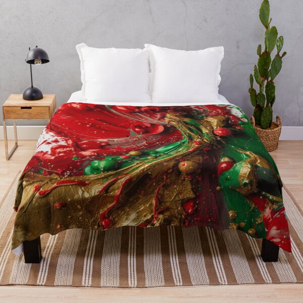 Item preview, Gold & Holiday Paint Splash designed and sold by Harmonic_Layers.