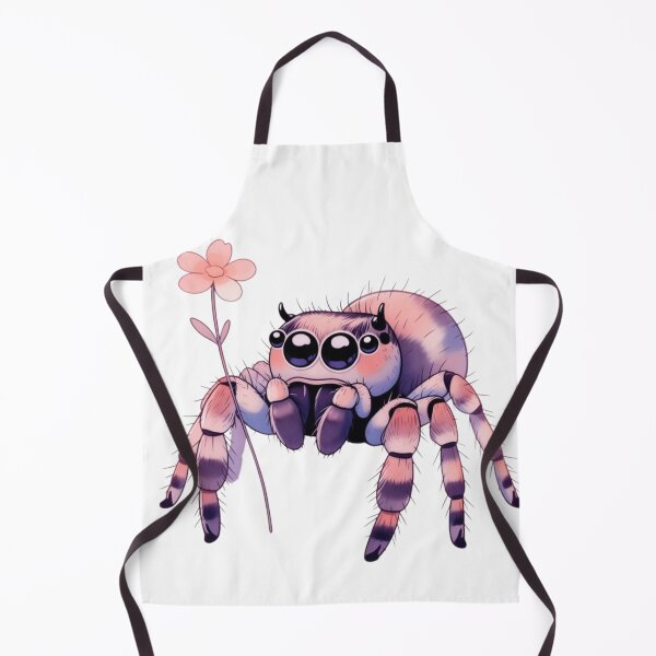 Item preview, Adorable Kawaii Jumping Spider Art Cute Fluffy Pet Arachnid Lover Gift designed and sold by GeniePixel.