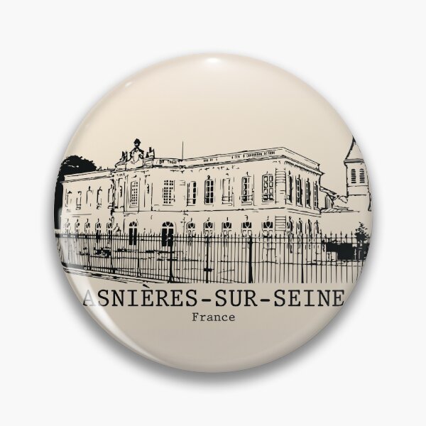 Artikelvorschau, Asnières-sur-Seine - Frankreich entworfen und verkauft von Lakeric Cityscapes.