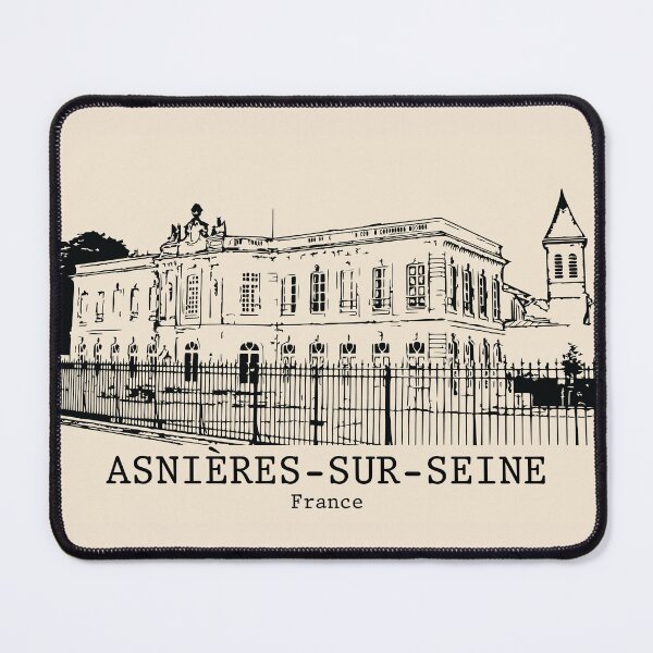 Item preview, Asnières-sur-Seine - France designed and sold by Lakeric Cityscapes.