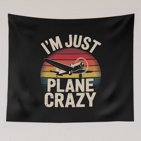 Item preview, Catch Some Rays I'm Just Plane Crazy Airplane Pilot  designed and sold by Belkisallen.