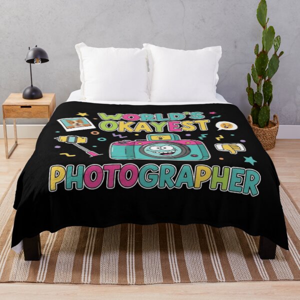 Item preview, Okayest Photographer Cartoon Art designed and sold by Ink-Fusions.