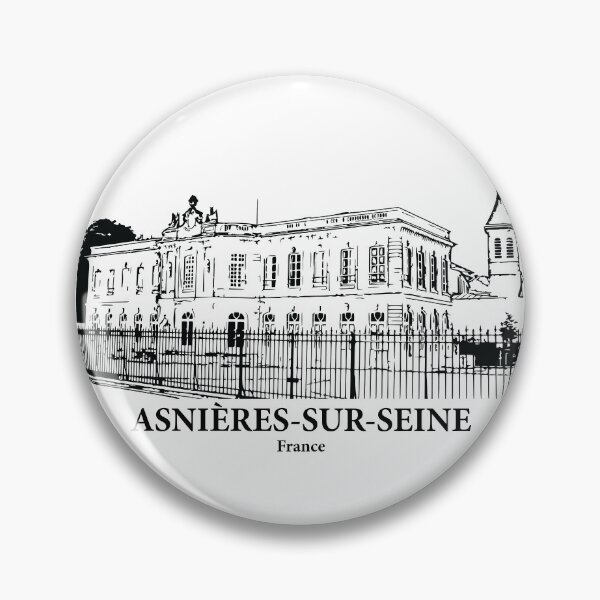 Artikelvorschau, Asnières-sur-Seine - Frankreich entworfen und verkauft von Lakeric Cityscapes.