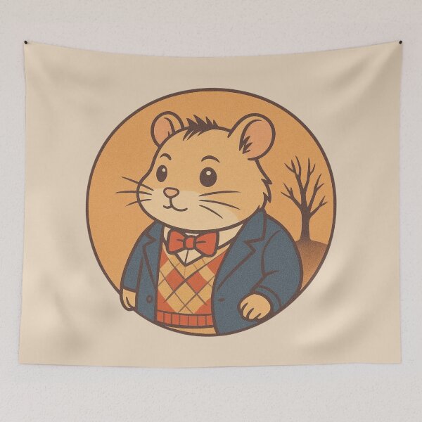 Item preview, Preppy Hamster designed and sold by Planetporridge.