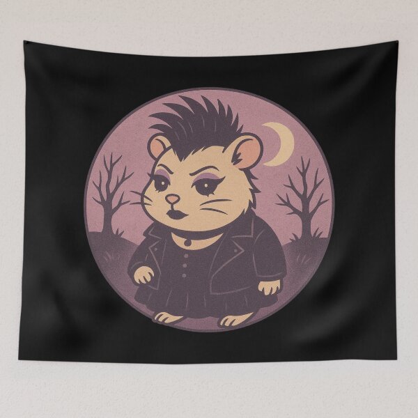 Item preview, Gothic Hamster designed and sold by Planetporridge.