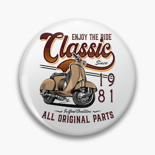 Item preview, Motor Scooter Classic Moped Rider Birthday 1981 designed and sold by JRRTs.