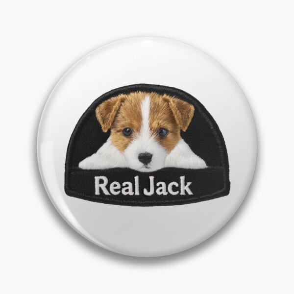 Item preview, Real Jack – Jack Russell Terrier Patch designed and sold by DigitalArtKiosk.
