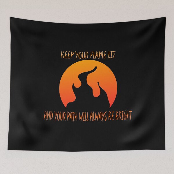 Item preview, Flame symbol with motivation  designed and sold by Starphil.