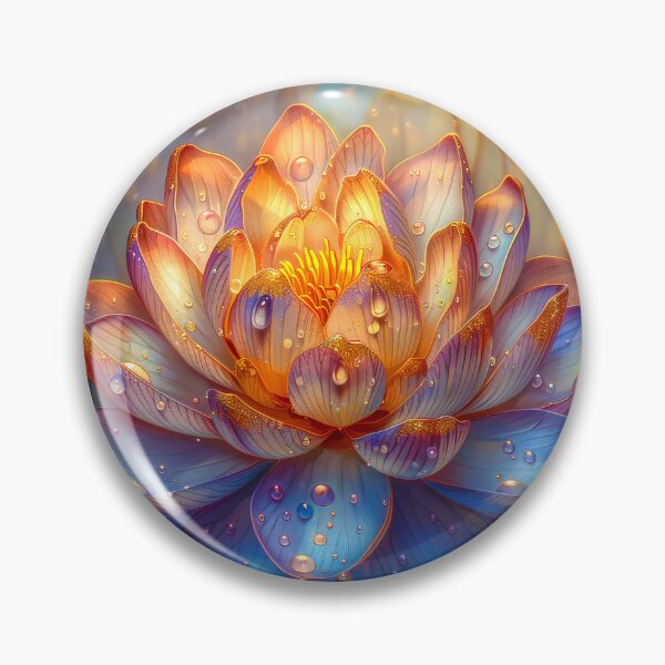 Item preview, Purple Lotus on Blue Lake at Sunrise designed and sold by MargaretWiktor.