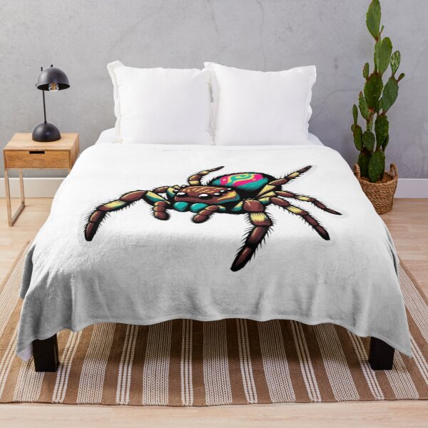 Item preview, Modern Geometric Jumping Spider Vector Art Abstract Arachnid Design designed and sold by GeniePixel.