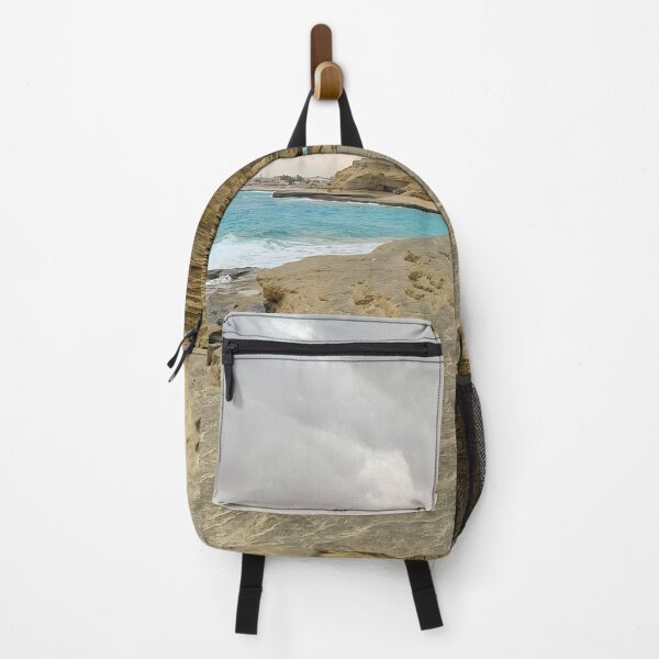 Item preview, Layered Coastal Rock Formation and Turquoise Sea designed and sold by Torizo.