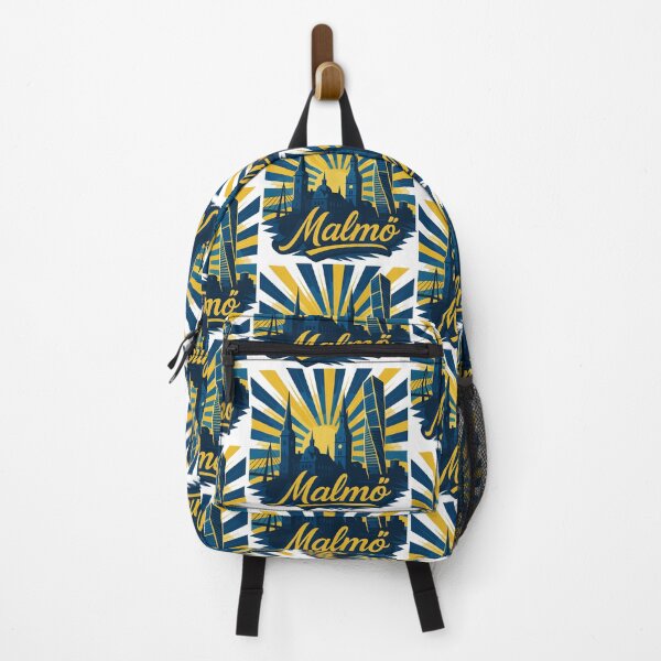 Item preview, Malmö city Sweden cool epic national colors yellow blue gift designed and sold by Pineapple-Tree.