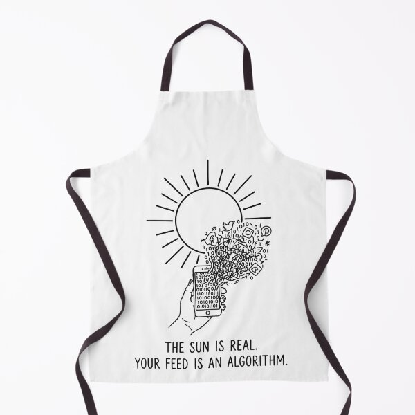 Item preview, Sun vs Algorithm - Minimalist Reality Check designed and sold by BloomKind.