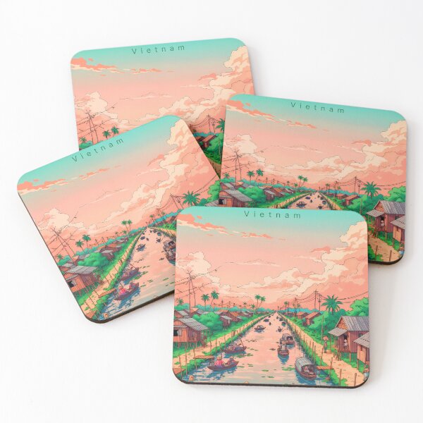 Item preview, Golden Rivers of the Mekong Delta designed and sold by JacksoonLester.