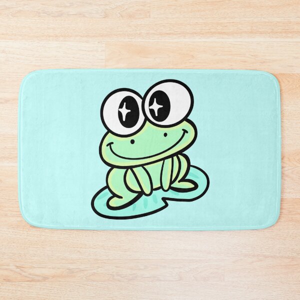 Item preview, Cute happy frog - Funny and cheerful frog design designed and sold by SolarWayfarer.