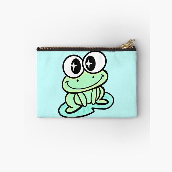Item preview, Cute happy frog - Funny and cheerful frog design designed and sold by SolarWayfarer.