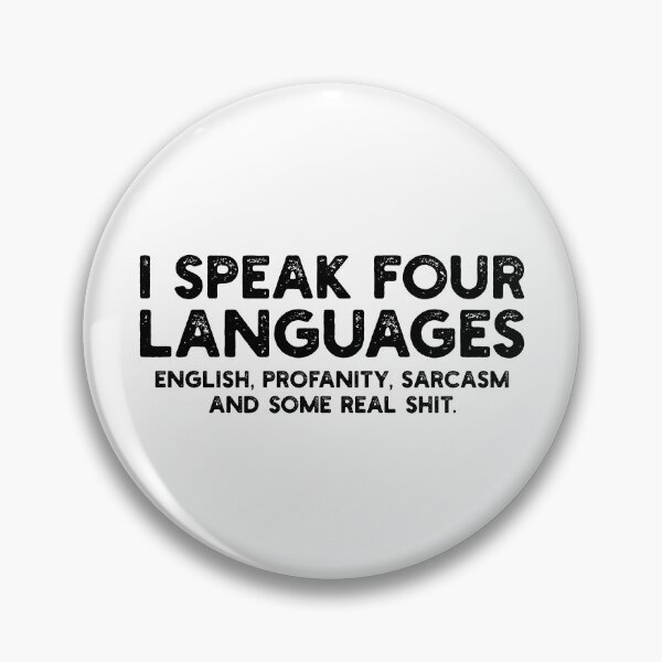 Item preview, I Speak Four Languages designed and sold by fusedtees.