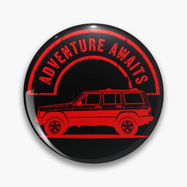Item preview, Adventure Awaits Cherokee XJ Off-Road T-Shirt R designed and sold by Off-Road-Zone.