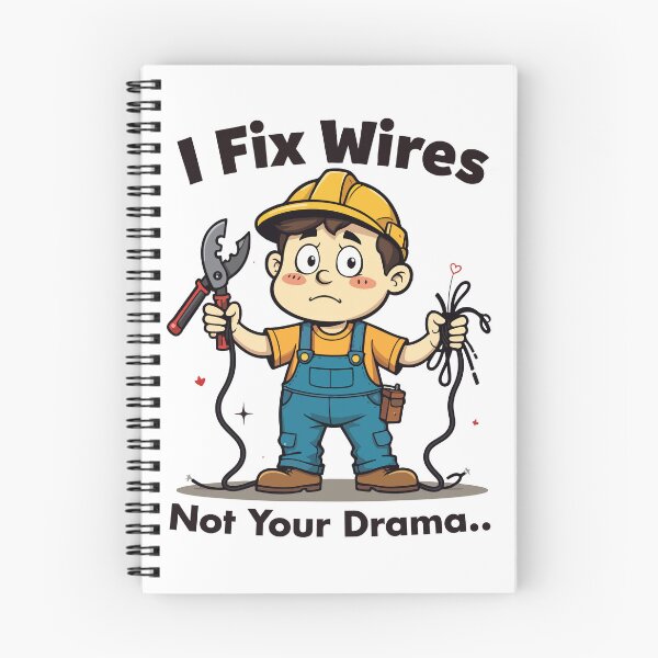 Item preview, I Fix Wires Not Your Drama Funny Electrician T-Shirt designed and sold by Design-Pro-21.