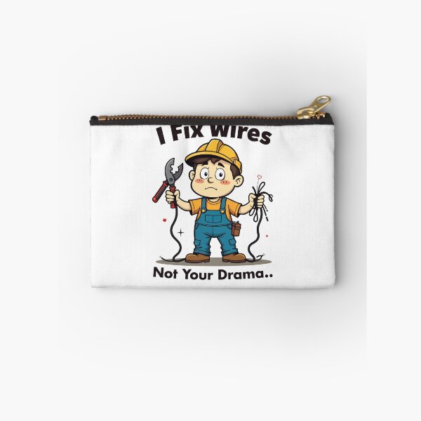 Item preview, I Fix Wires Not Your Drama Funny Electrician T-Shirt designed and sold by Design-Pro-21.