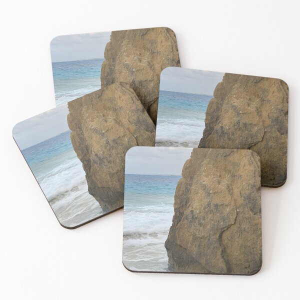 Item preview, Large Coastal Rock and Turquoise Sea Waves designed and sold by Torizo.