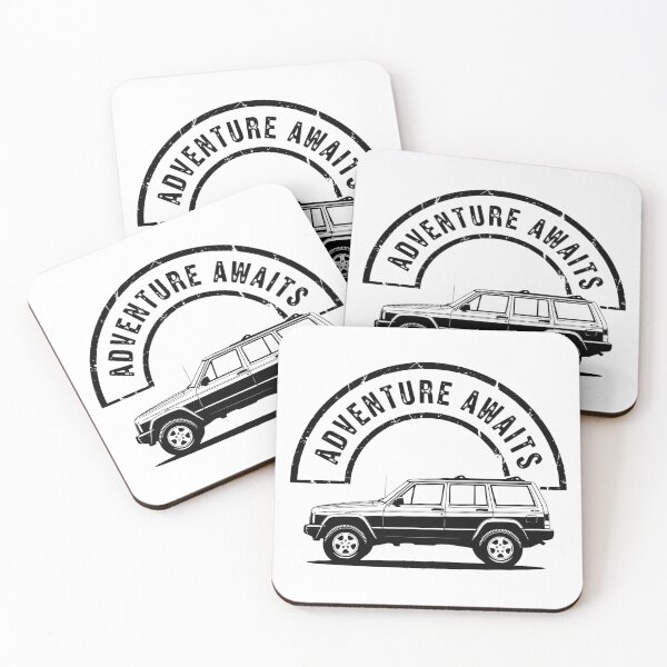 Item preview, Adventure Awaits Cherokee XJ Off-Road T-Shirt B designed and sold by Off-Road-Zone.