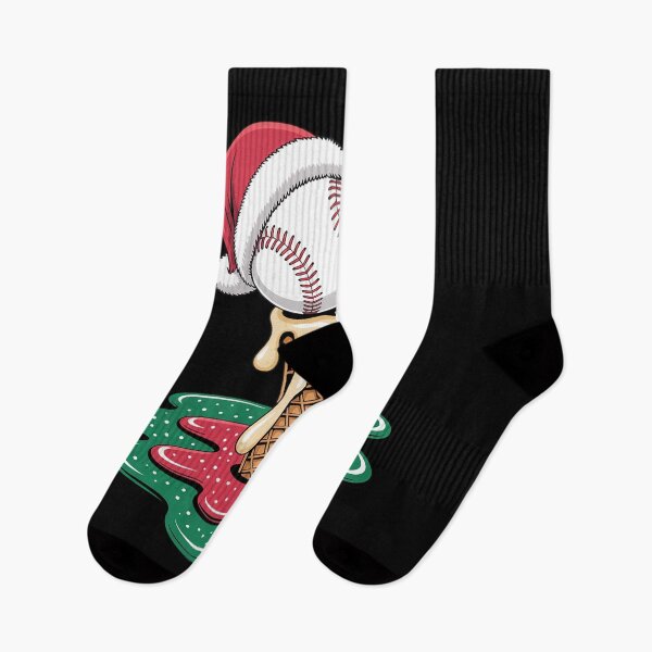 Item preview, Baseball Xmas Christmas Baseball Ice Cream Drip designed and sold by marcusry.