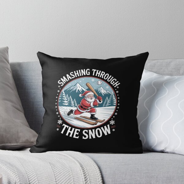 Item preview, Baseball Player Christmas Santa, Smashing Through The Snow designed and sold by VasilisLamArt.
