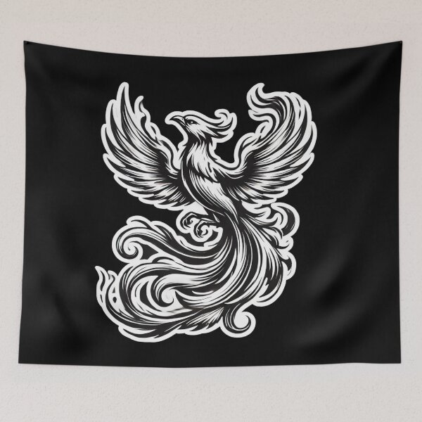 Item preview, Phoenix Black and White designed and sold by Planetporridge.
