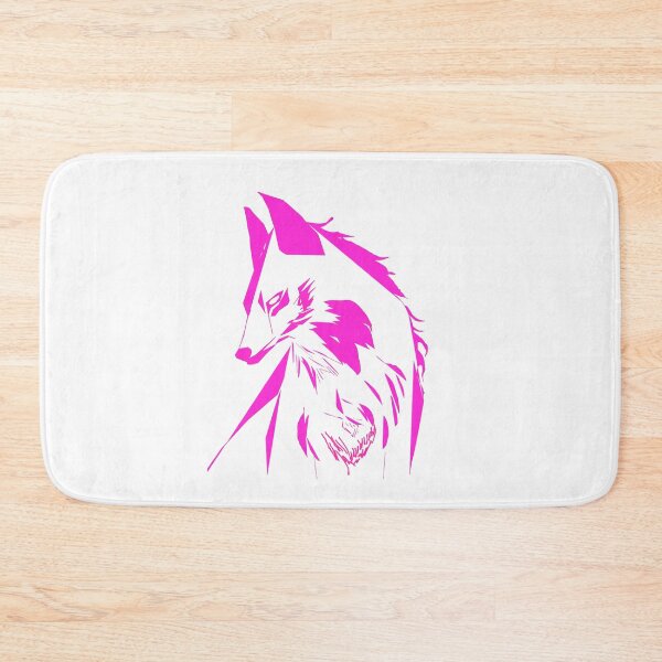 Item preview, Pink lined vector wolf designed and sold by Starphil.