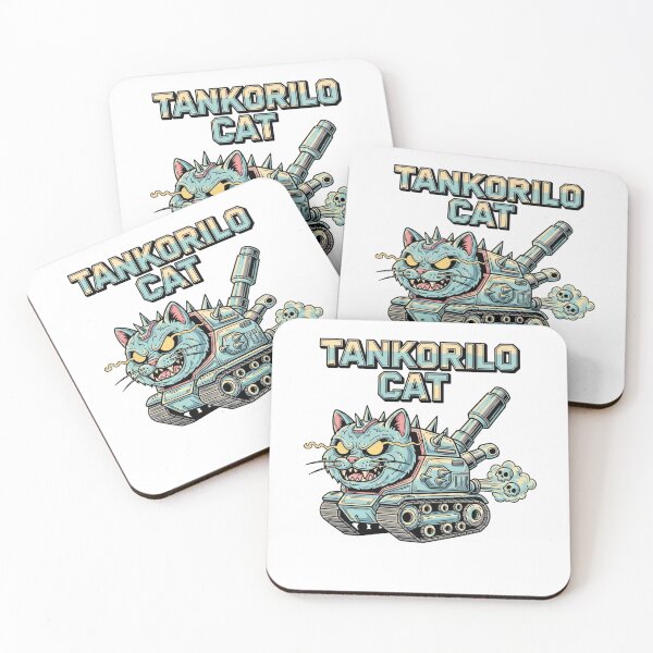 Item preview, Tankorilo Cat - Funny Military Cat Tank Hybrid Meme Design designed and sold by PunchText designs.