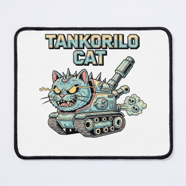 Item preview, Tankorilo Cat - Funny Military Cat Tank Hybrid Meme Design designed and sold by PunchText designs.