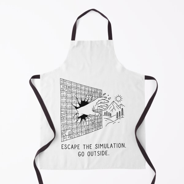 Item preview, Escape The Simulation - Minimalist Reality Check designed and sold by BloomKind.